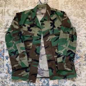 Army Fatigue Shirt Jacket